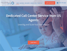 Tablet Screenshot of millennialservices.com